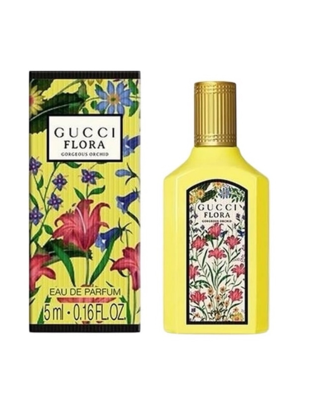 NEW Gucci Flora Gorgeous Orchid E P Collectible Mini Travel Fragrance
